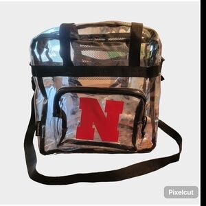 Eastsport Nebraska Husker clear tote